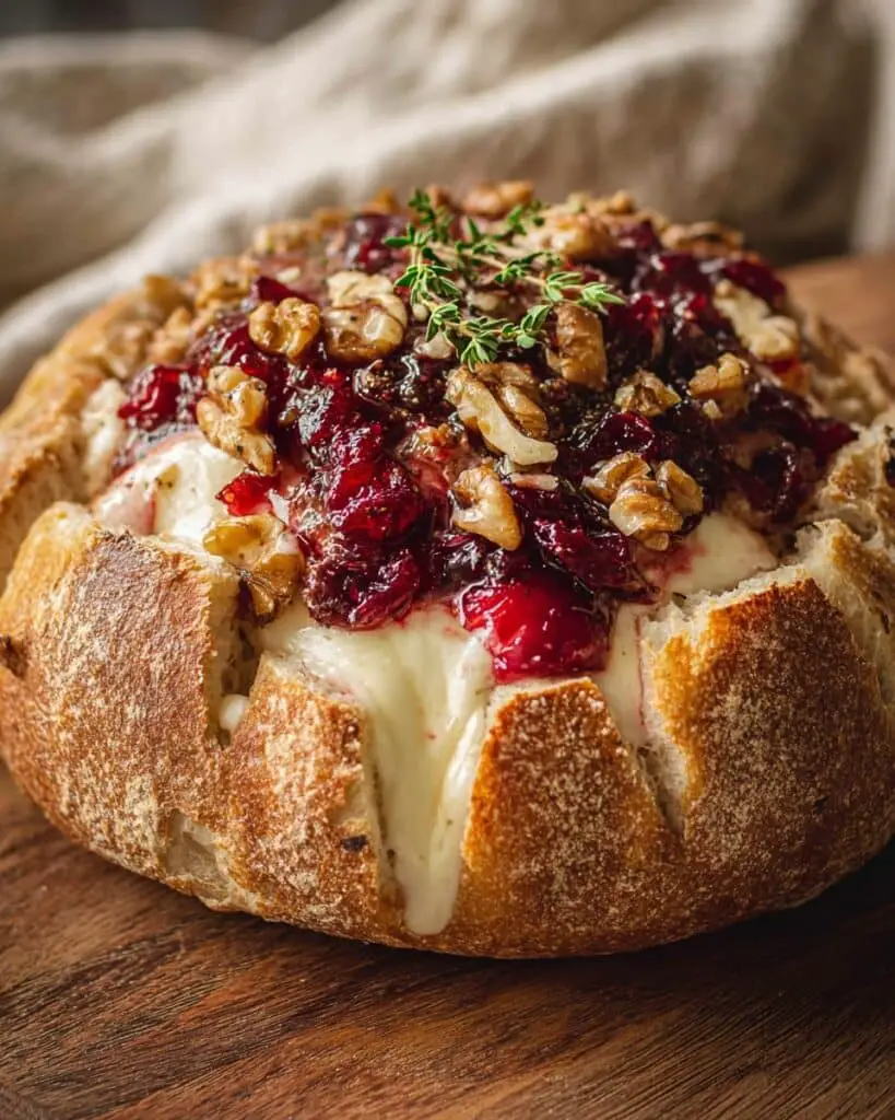 Cranberry Brie Pull Apart Bread Recipe