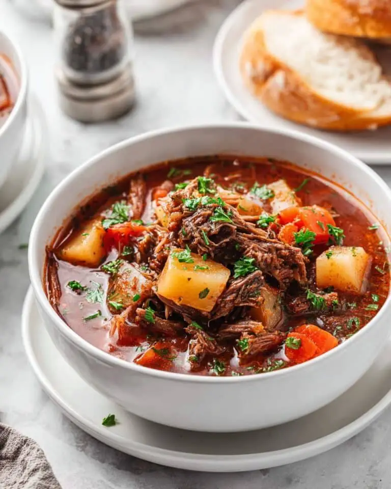Hearty Slow Cooker Beef and Vegetable Soup Recipe
