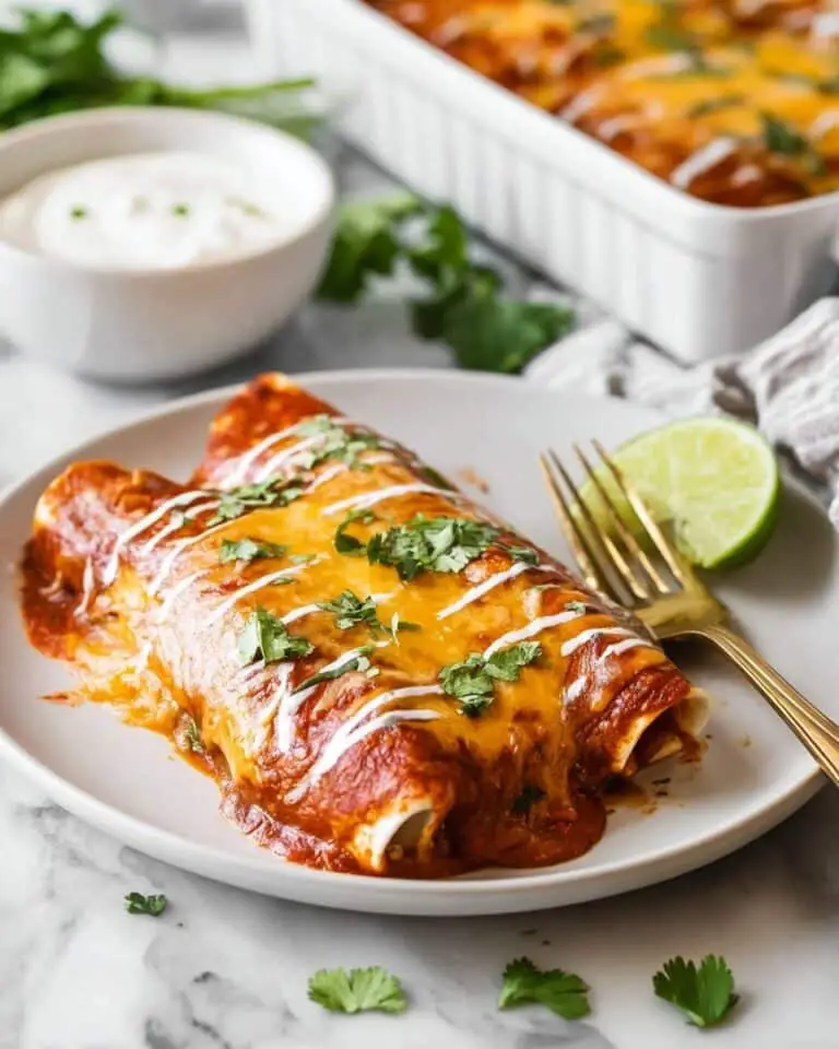 Easy Chicken Enchiladas Recipe