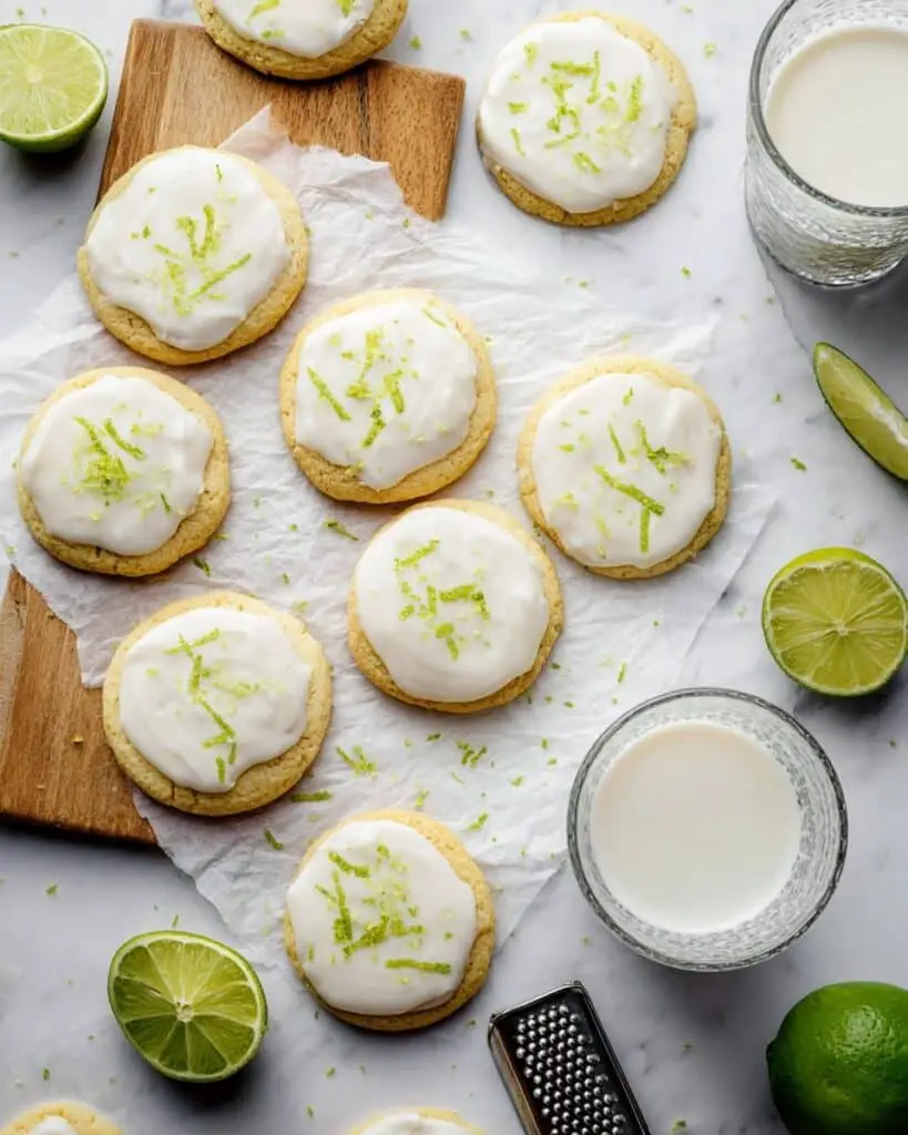 Soft Lime Sugar Cookies Recipe
