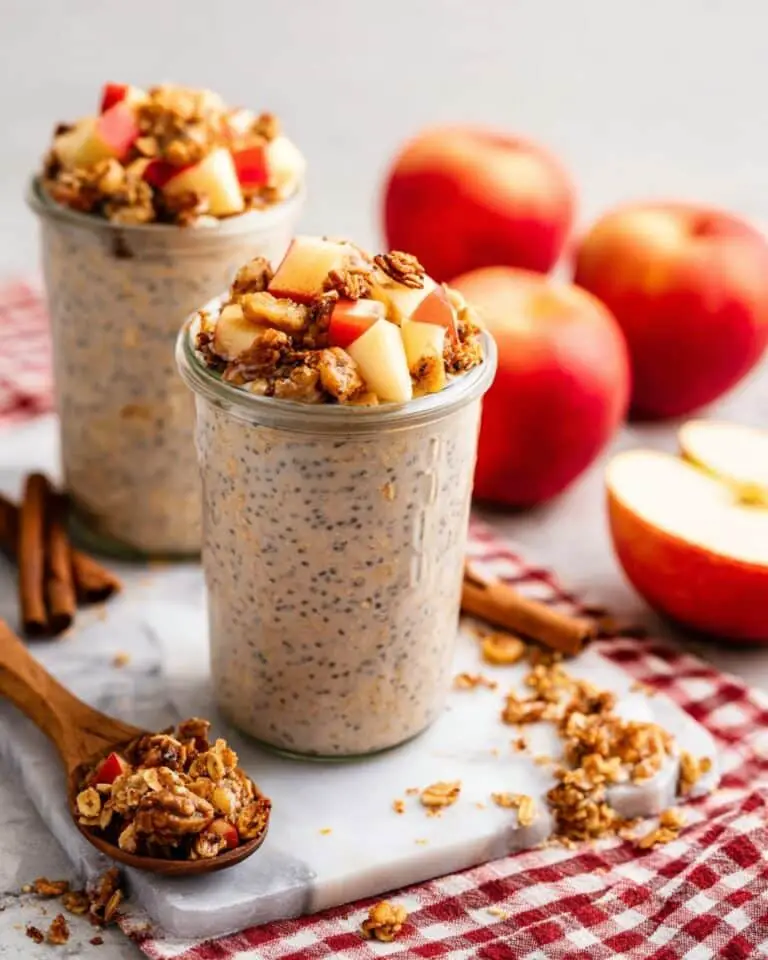 Apple Cinnamon Overnight Oats Recipe