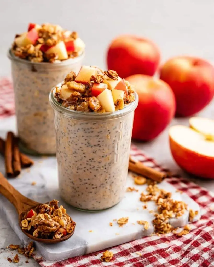 Apple Cinnamon Overnight Oats Recipe