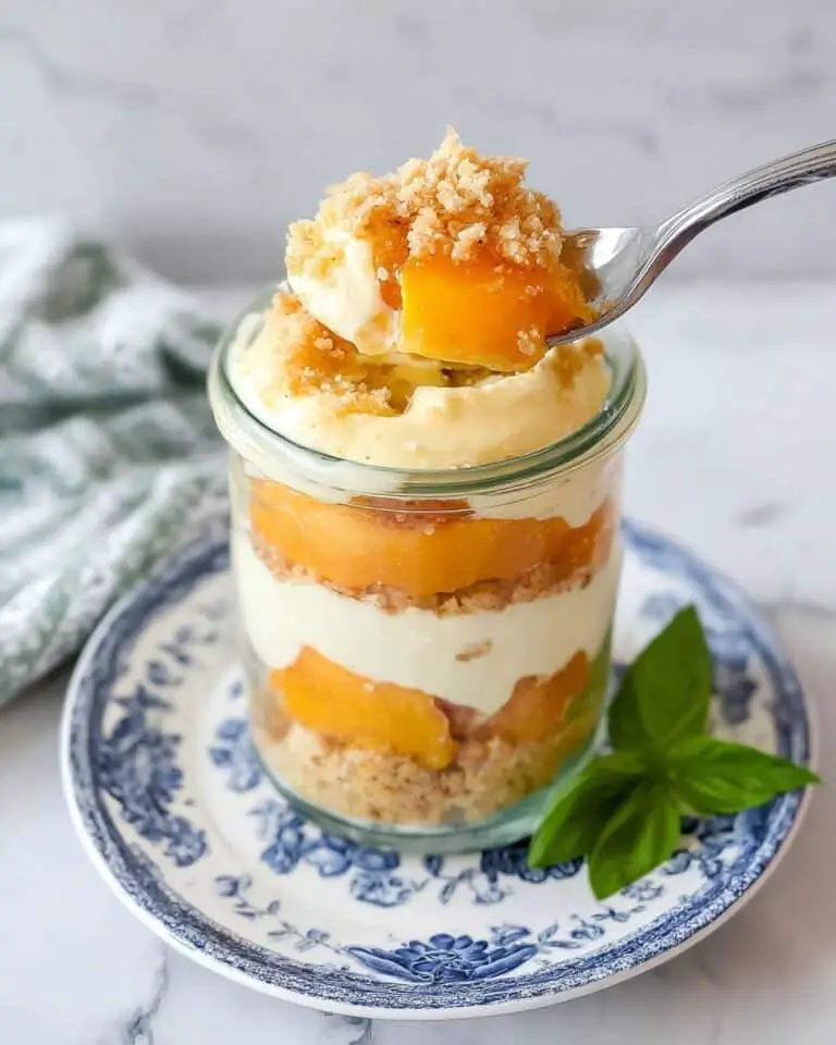 Magnolia Bakery Peach Crisp Pudding Recipe