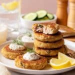Lemon-Dill Tuna Patties with Homemade Aioli Recipe