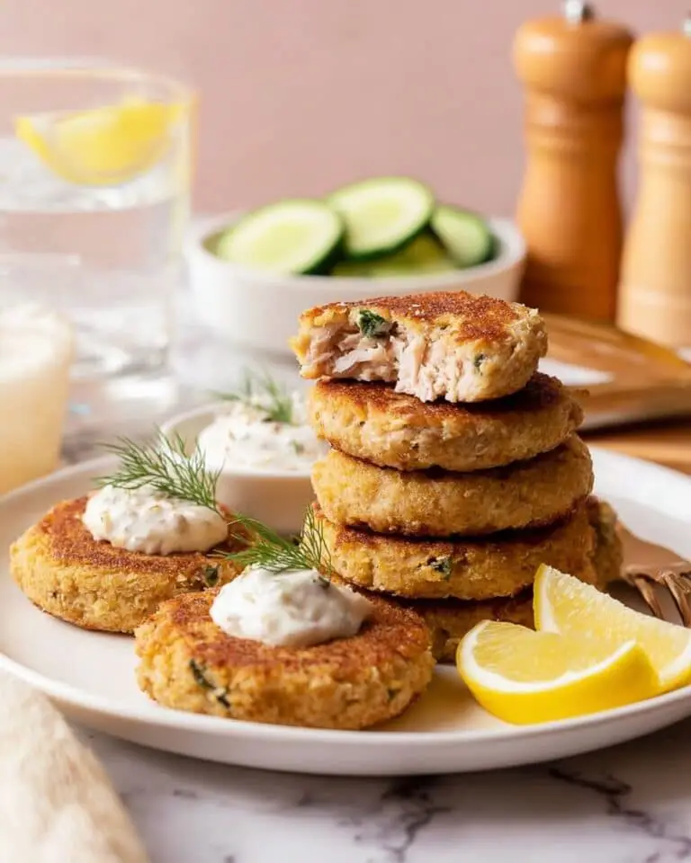 Lemon-Dill Tuna Patties with Homemade Aioli Recipe