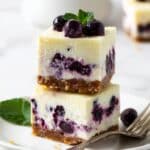 Lemon Blueberry Cheesecake Bars Recipe
