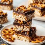 Sweet and Salty Chocolate Tahini Rice Krispie Treats Recipe