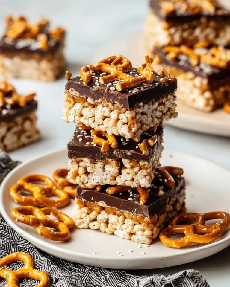 Sweet and Salty Chocolate Tahini Rice Krispie Treats Recipe