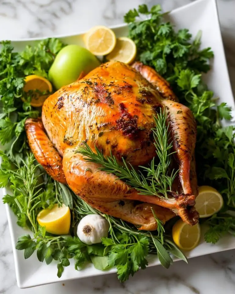 Easy No-Fuss Herb-Injected Roast Turkey Recipe
