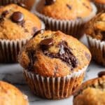Protein Banana Muffins with Chocolate Chips Recipe