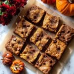 Cinnamon Swirl Chocolate Chip Pumpkin Cookie Bars Recipe