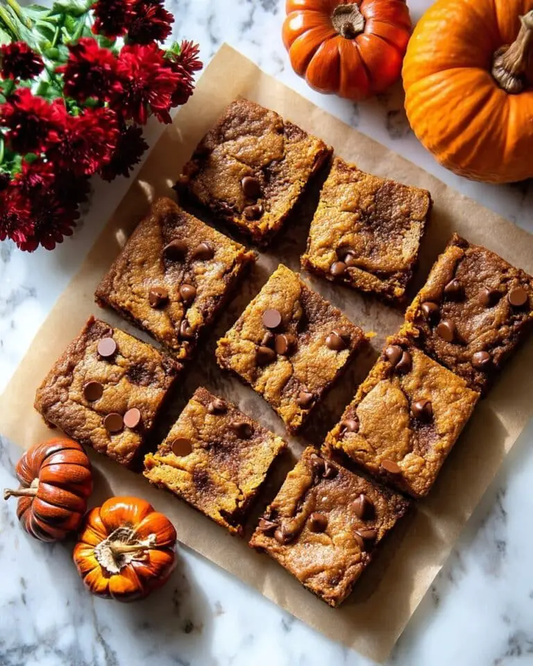 Cinnamon Swirl Chocolate Chip Pumpkin Cookie Bars Recipe