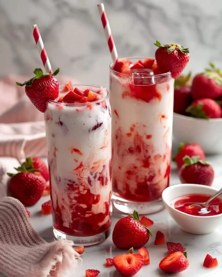 Korean Strawberry Milk Recipe