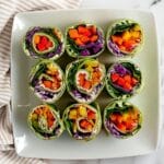Rainbow Turkey Roll Ups Recipe