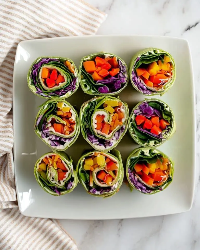 Rainbow Turkey Roll Ups Recipe
