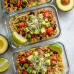 Chicken Taco Meal Prep Bowl Recipe