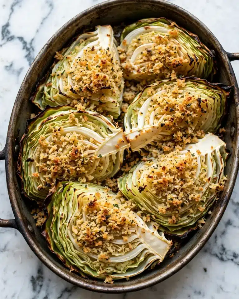 Miso Butter Roasted Cabbage Wedges Recipe