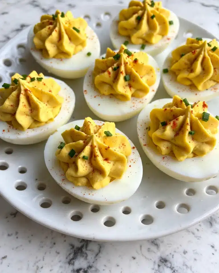 Healthy Deviled Eggs Recipe