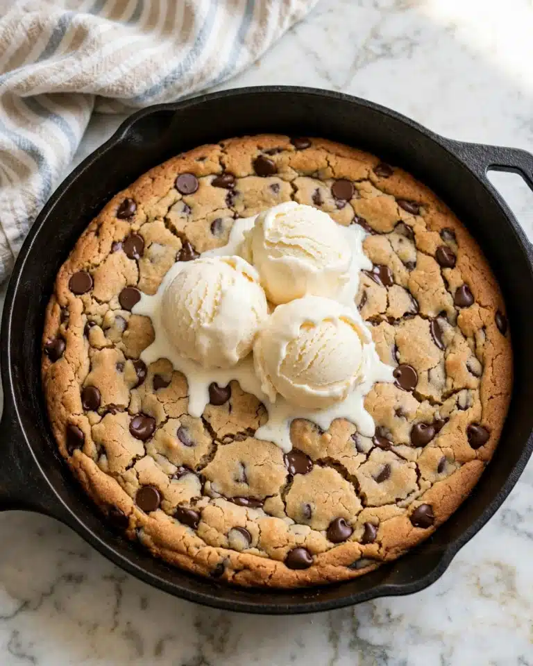 Chocolate Chip Skillet Cookie Recipe