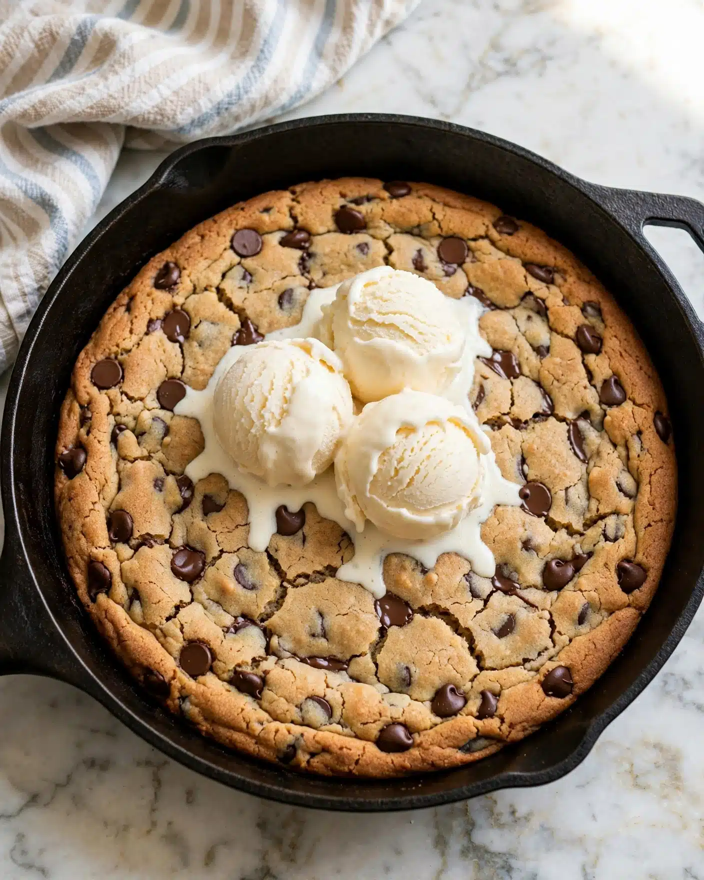 Chocolate Chip Skillet Cookie Recipe