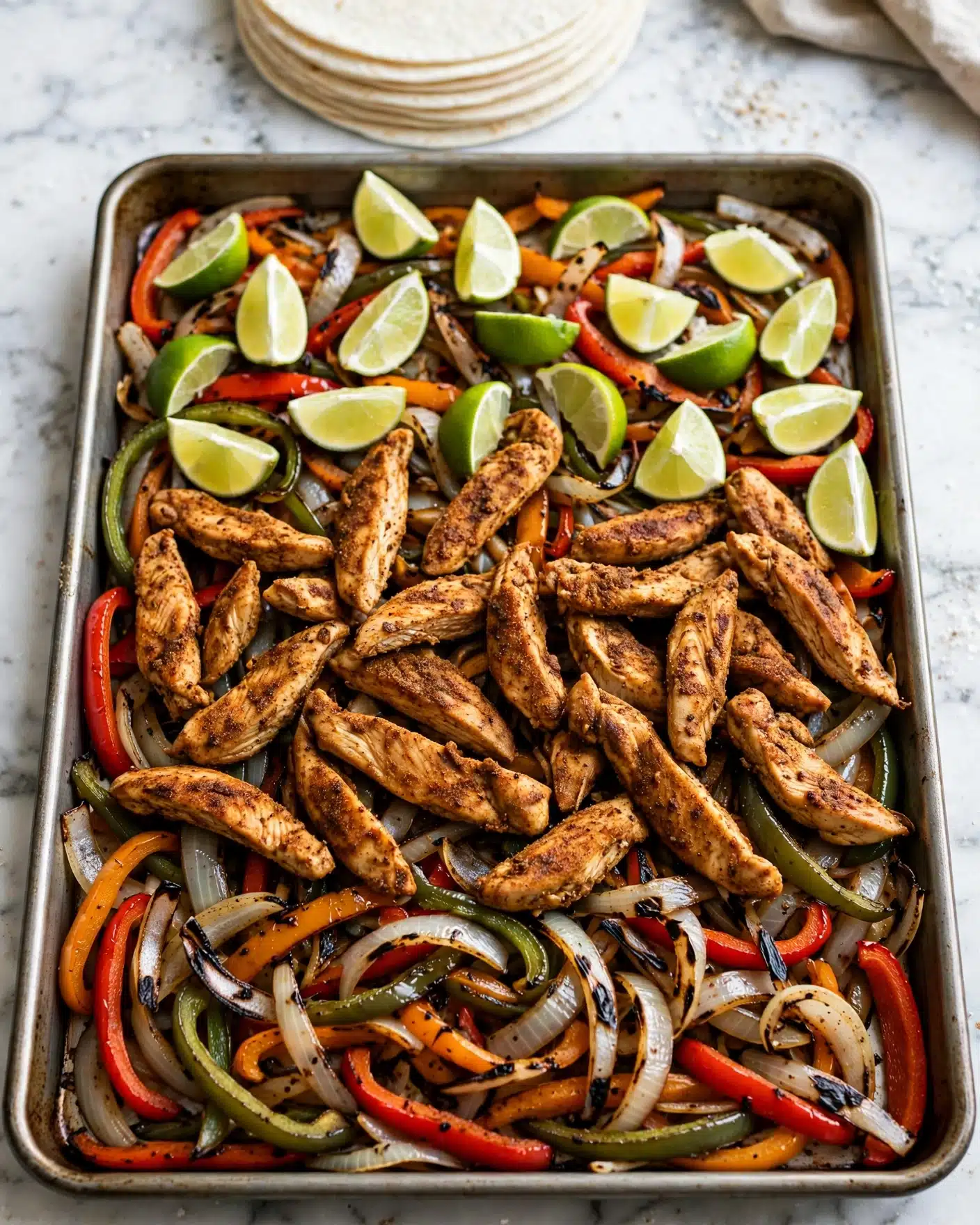 Sheet Pan Chicken Fajitas Recipe