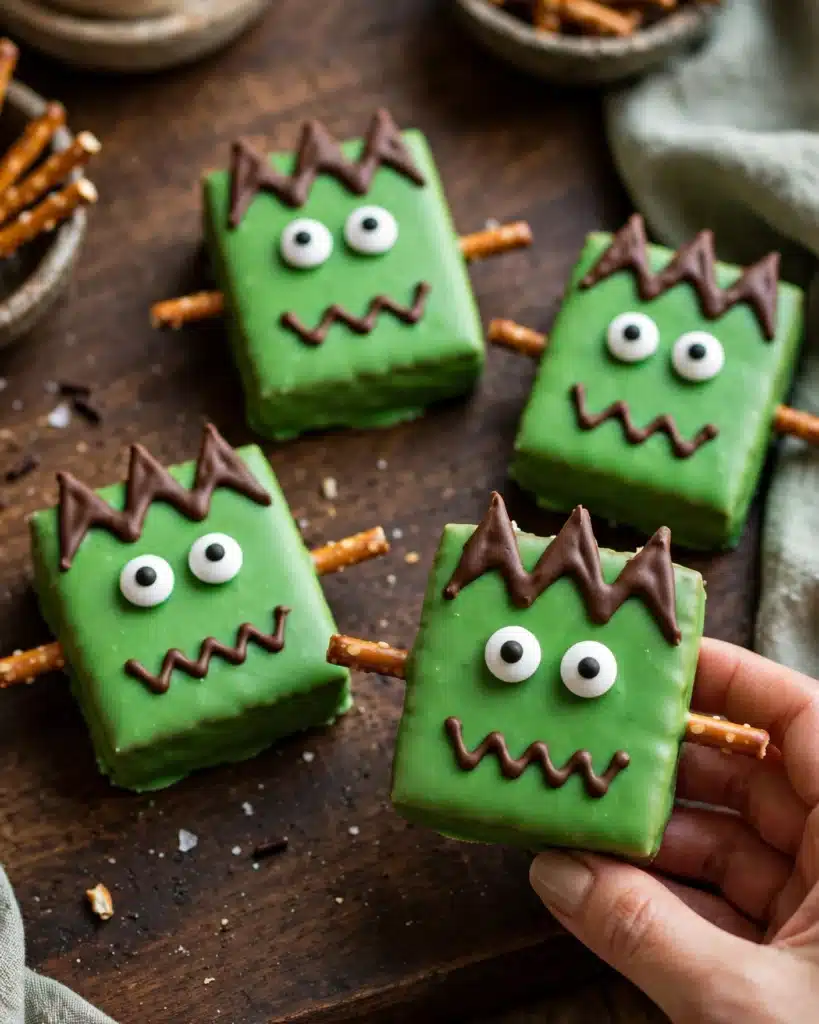 Frankenstein Rice Krispie Treats Recipe
