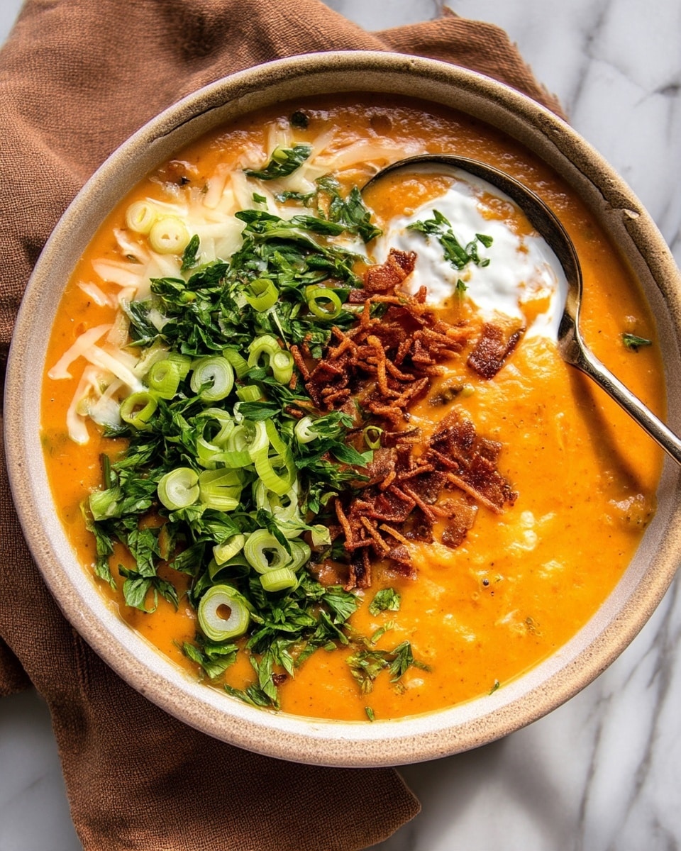 Baked Chipotle Cheddar Sweet Potato Chowder Recipe