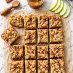 Salted Caramel Apple Crumb Bars Recipe