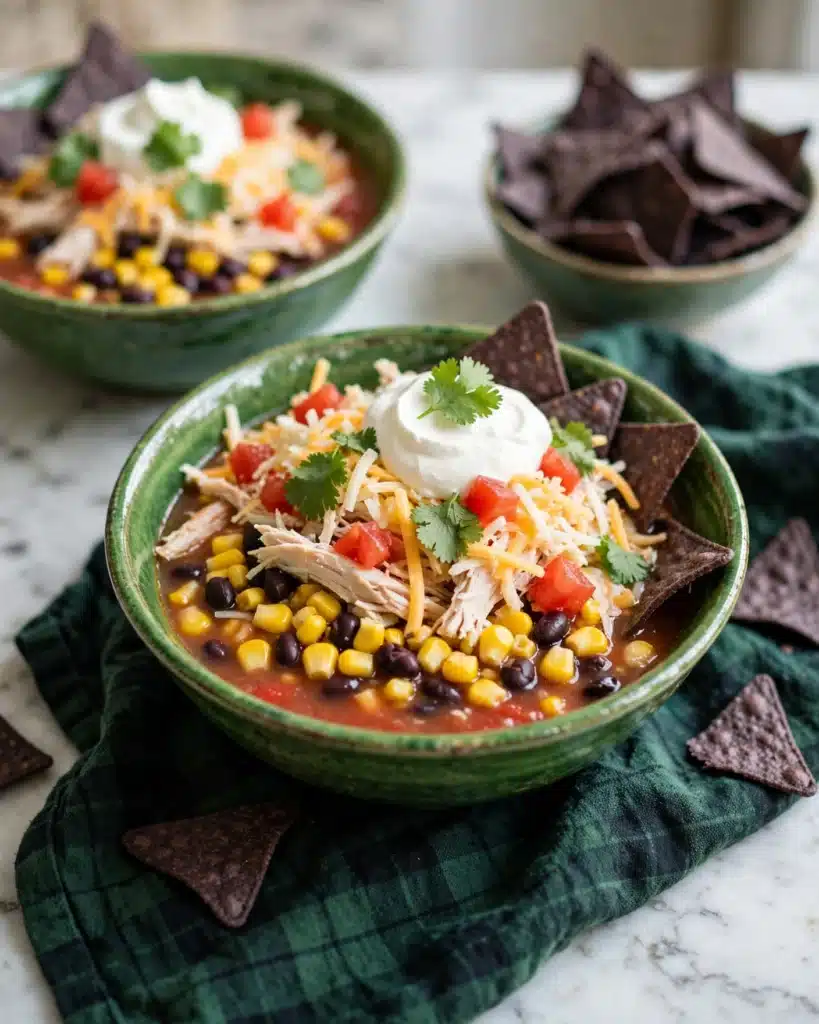 Slow Cooker Chicken Tortilla Soup Recipe