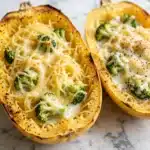 Cheesy Broccoli Spaghetti Squash Recipe