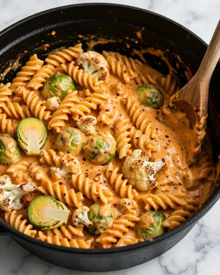 Pumpkin Mac and Cheese with Roasted Veggies Recipe