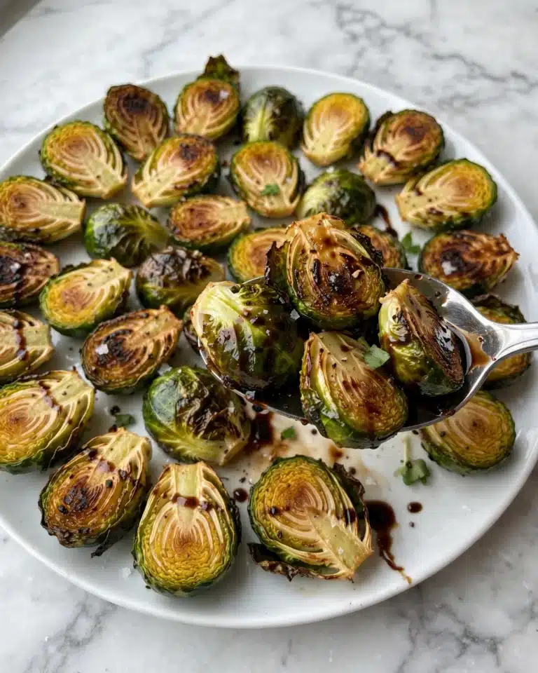 Balsamic Roasted Brussels Sprouts Recipe