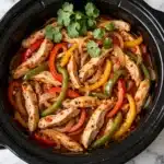Slow Cooker Chicken Fajitas Recipe