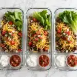 Taco Salad with Ground Turkey, Pico de Gallo, and Lime Dressing Recipe