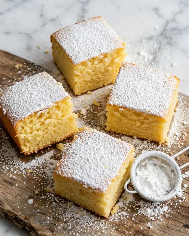 Powdered Donut Cake Recipe