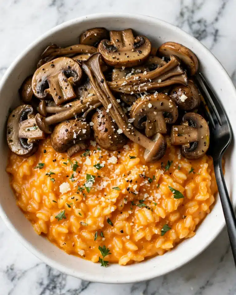 Butternut Squash and Mushroom Risotto Recipe