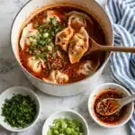 Creamy Thai Red Curry Dumpling Soup Recipe